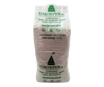 Kvarchomok, 0,5-1,2 mm homokszűrős vízforgatóhoz 25 kg