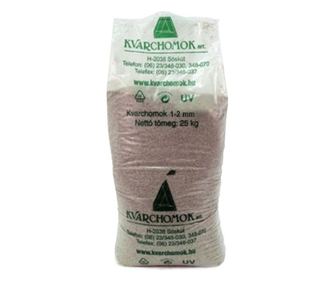 Kvarchomok, 1-2 mm homokszűrős vízforgatóhoz 25 kg
