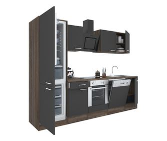 Yorki 280 konyhabútor alsó sütős, alulfagyasztós hűtős kivitelben