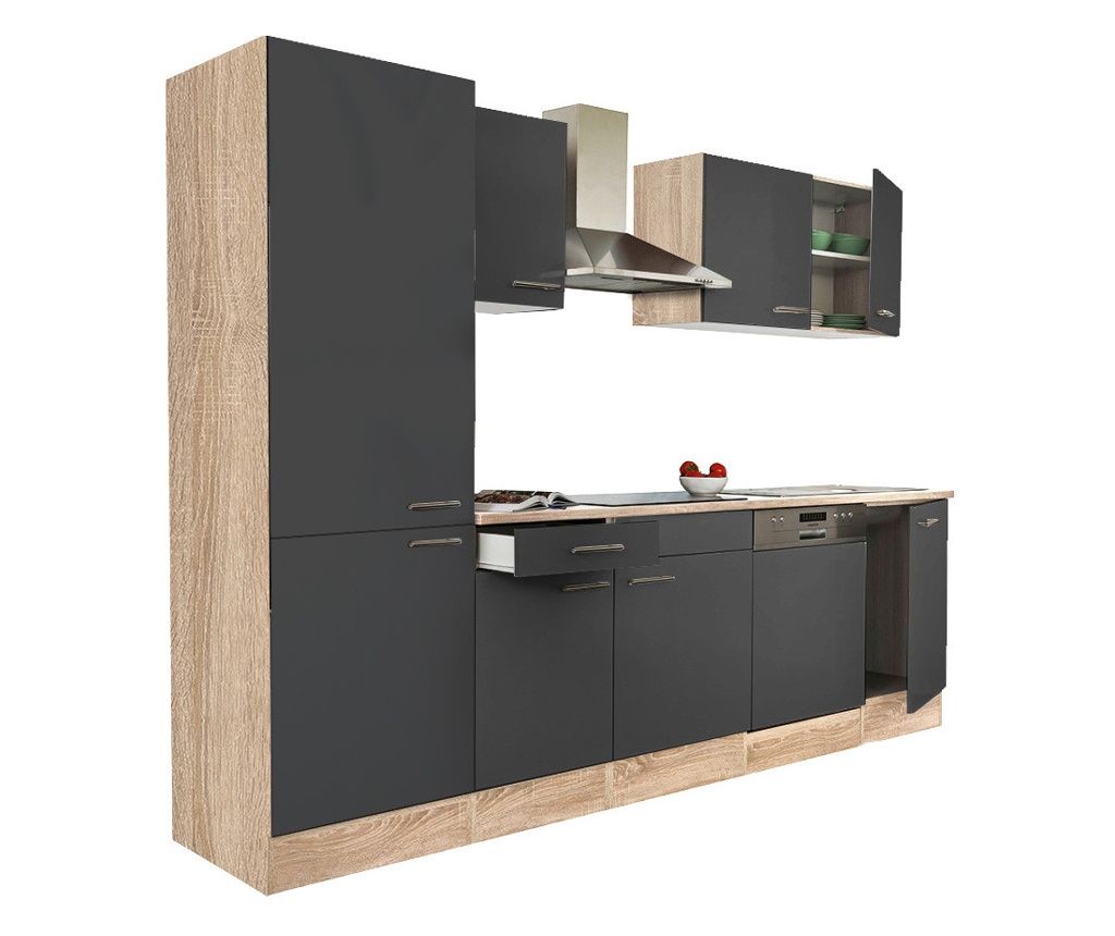 Yorki 280 kitchen cabinet with shelves