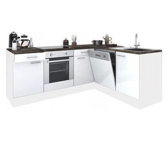 Yorki 220 sarok konyhabútor alsó sütős kivitelben