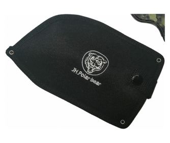 Nóż turystyczny, Skull Valley, stal, zielony, 17,5 cm