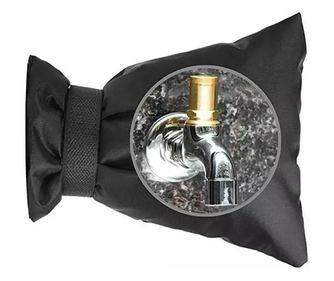 Husa de protectie pentru robinet de exterior împotriva inghetului, Gonga® Negru