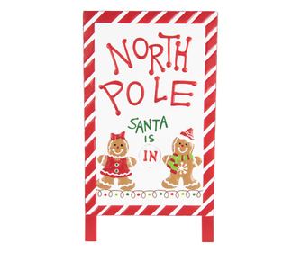 Többszínű fém karácsonyi dekoráció 29x16x51 cm