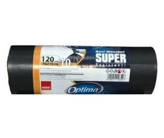 Saci menajeri Sano Optima 120L, negri, 10 saci/rola