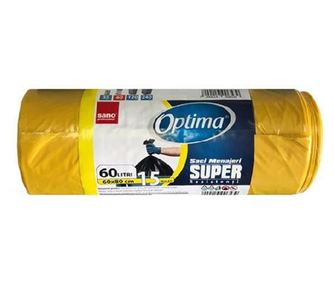 Saci menajeri 60 l galbeni Sano Optima Super