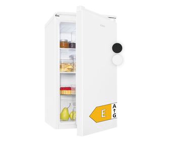 Bomann hűtőszekrény, VS7255W, Ma 83,5 cm, űrtartalom 87 liter, alacsony fogyasztás, 3 edzett üveg polc, 3 ajtórekesz, hőmérsékle