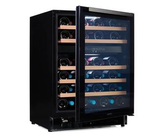 Racitor de vin incorporabil, Norcool, Cave 60 BU, 46 sticle, negru