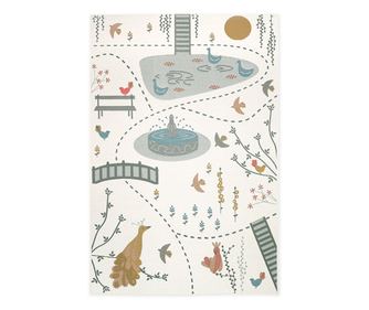 Otroška igralna podloga Bird Paradise za notranjo in zunanjo uporabo