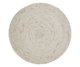 Neethu okrogla preproga iz filcane volne