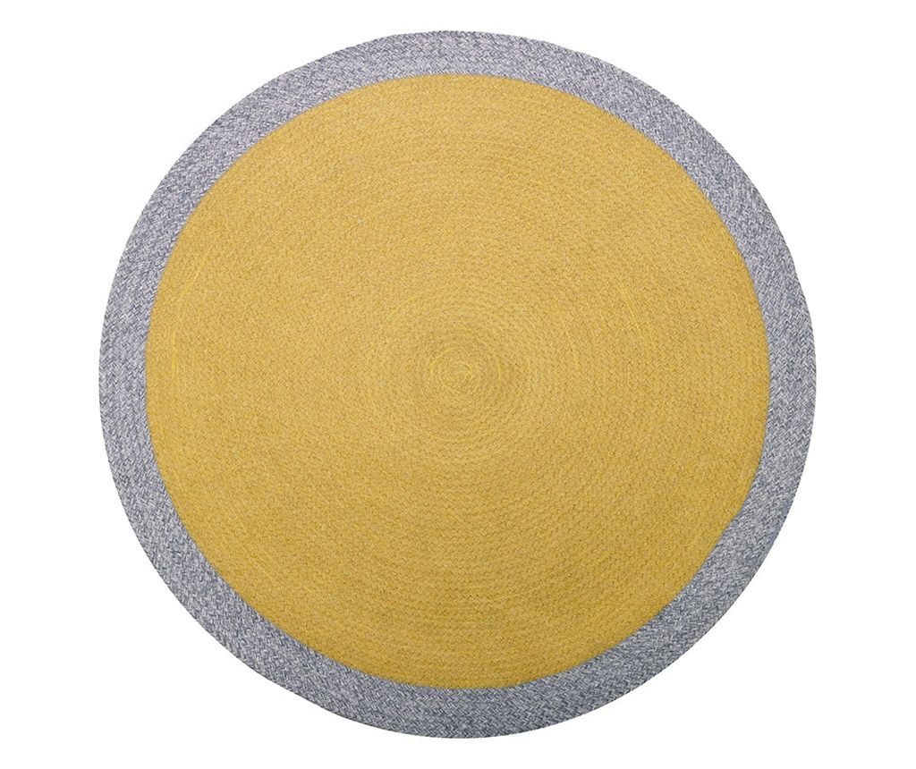 Nolan round braided wool rug
