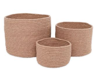 Set od 3 košare za pohranu Ilse od pamučnog užeta