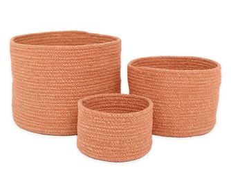 Set od 3 Ilse pamučne košare za pohranu od užeta
