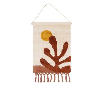 Botanica ručno rađena zidna dekoracija od pamuka