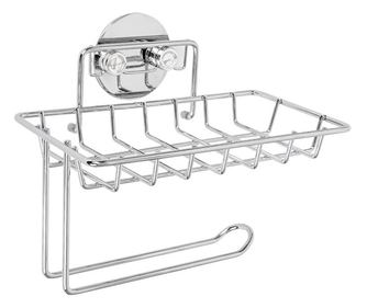 Самозалепваща стойка за тоалетна хартия с рафт 3M