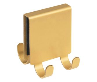 WENKO Двойна закачалка за баня Vieste Златна