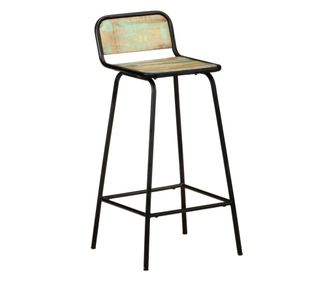 Scaune De Bar, 4 Buc., Lemn Masiv Reciclat