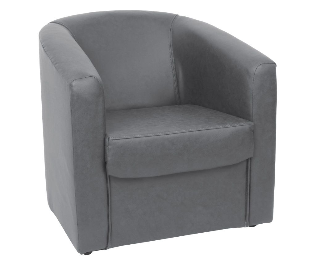Tudor Armchair - fabric M609 - light gray