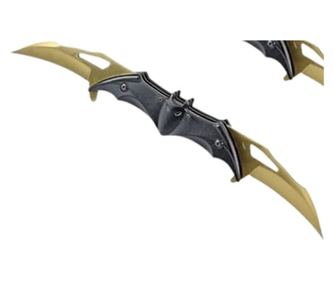 Zestaw dwóch noży obosiecznych DEPOX®, złoty, 32 cm