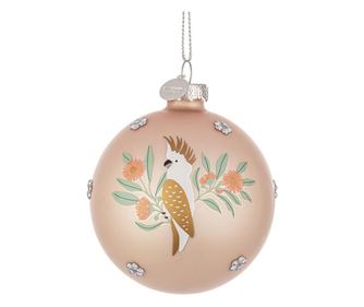 12 darabos Cosmos üveg karácsonyfadísz készlet, Ø 8 cm