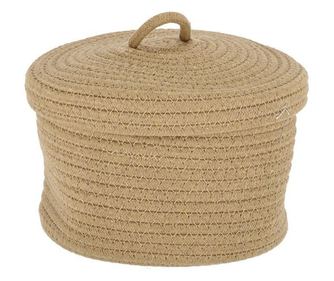 Set of 2 Candor Natural Storage Baskets Ø20x13h; Ø23x16h