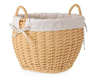 Set of 3 Beige Natural Alesha Storage Baskets Ø20.5x19h; Ø30x25.5h; Ø38.5x30h