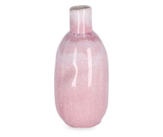 Pink Ceramic Flower Vase Iku Ø13.5x29h