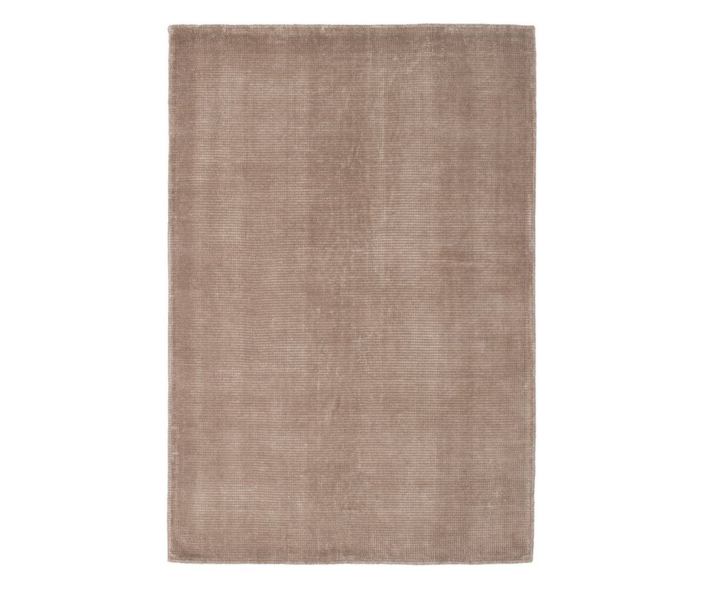 Sötét bézs textil szőnyeg 200x300 cm