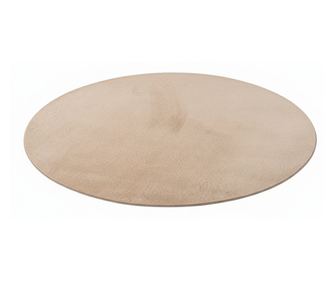 Covor Pluș Joy Bej Rotund 160 cm x 160 cm
