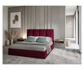 Легло Micadoni Home Pyla, тъмночервено