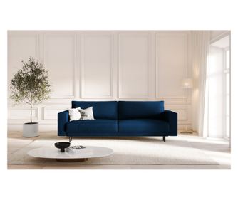 Zložljiva postelja Micadoni Home 535916, Caro, kraljevsko modra, 93x97x236 cm