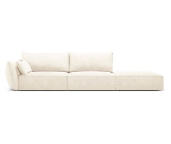 3-местен диван Micadoni Home 536521, Kaelle, Светло бежов, 85x110x264 см