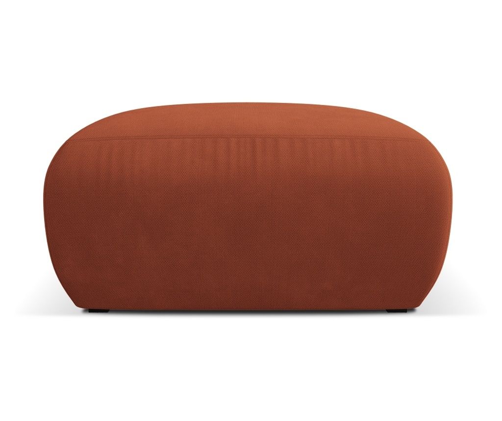 Micadoni Home Molino Orange Ottoman