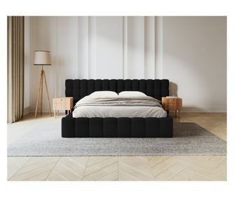 Łóżko Micadoni Home, Mamaia, Czarne