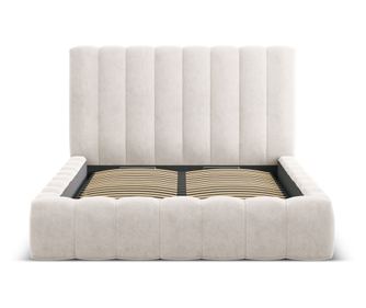 Łóżko Micadoni Home, Kelp, Szary, Beżowy