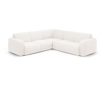 Rohová sedačka Micadoni Home Molino bílá