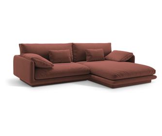 Micadoni Home Torino Rohová sedačka, pravá kůže