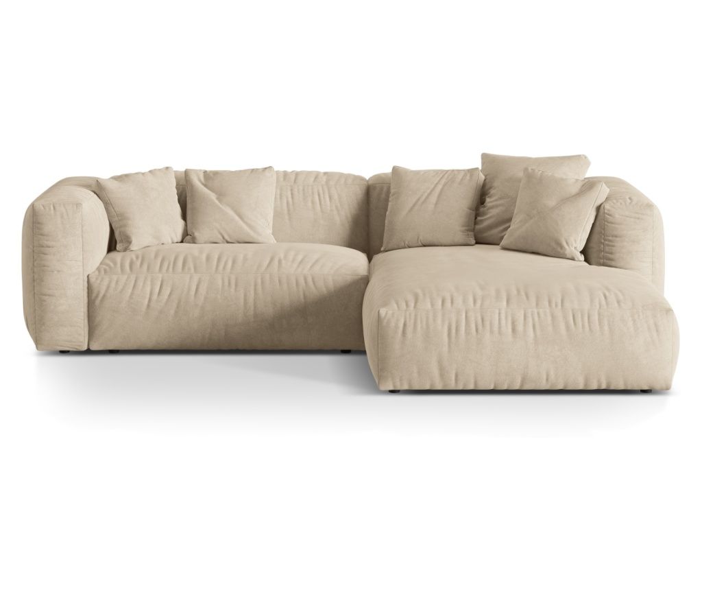 Micadoni Home Martina világos bézs moduláris sarokgarnitúra