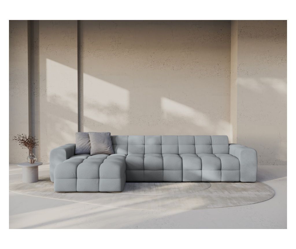 Micadoni Home Kendal Metallic Corner Sofa
