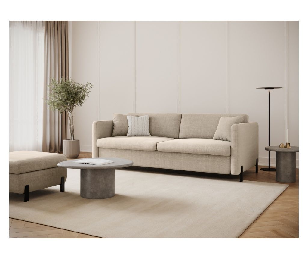 Micadoni Home Gloria bézs kétszemélyes kanapéágy