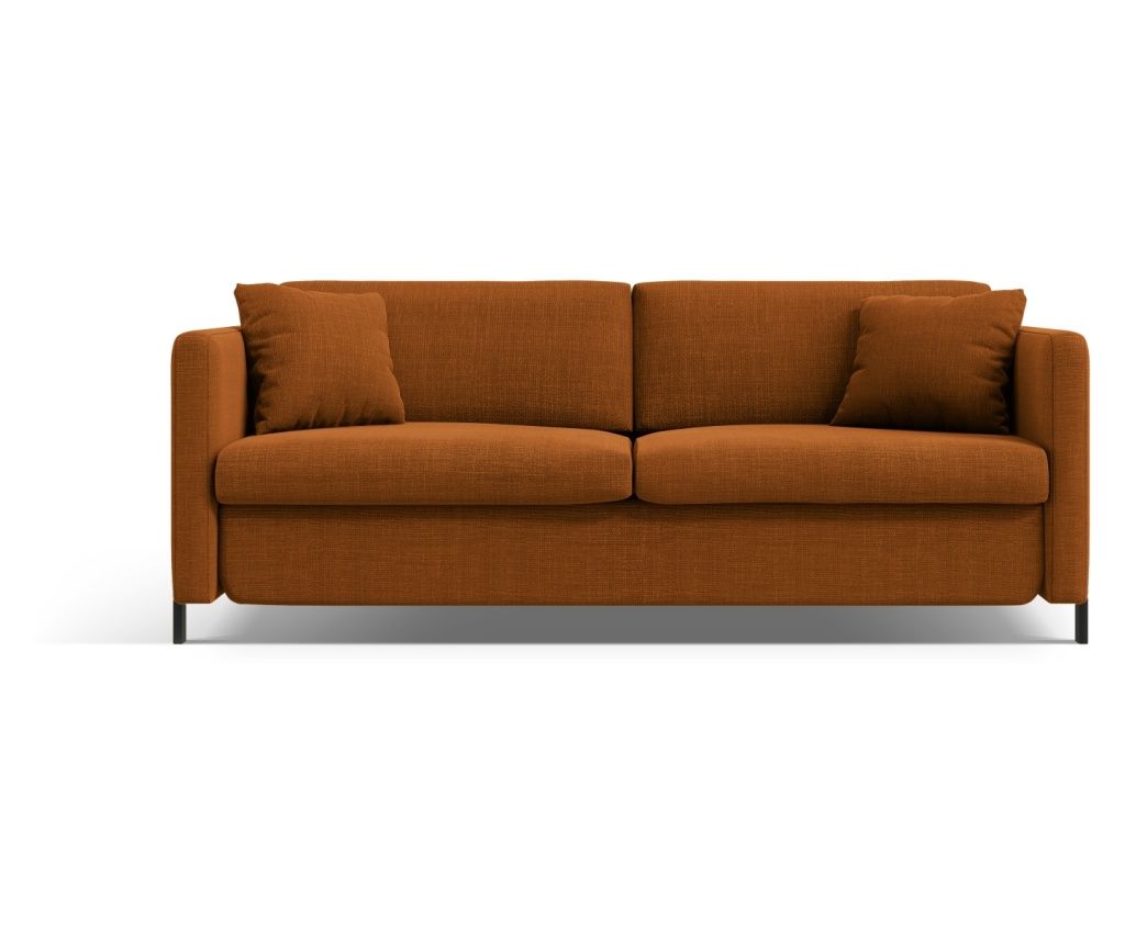 Micadoni Home Gloria opečno rdeča raztegljiva sedežna garnitura