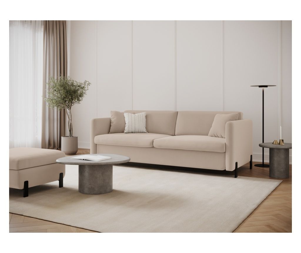 Micadoni Home Gloria bézs színű kanapéágy