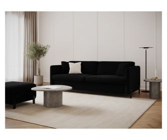 Micadoni Home Gloria fekete kétszemélyes kanapéágy