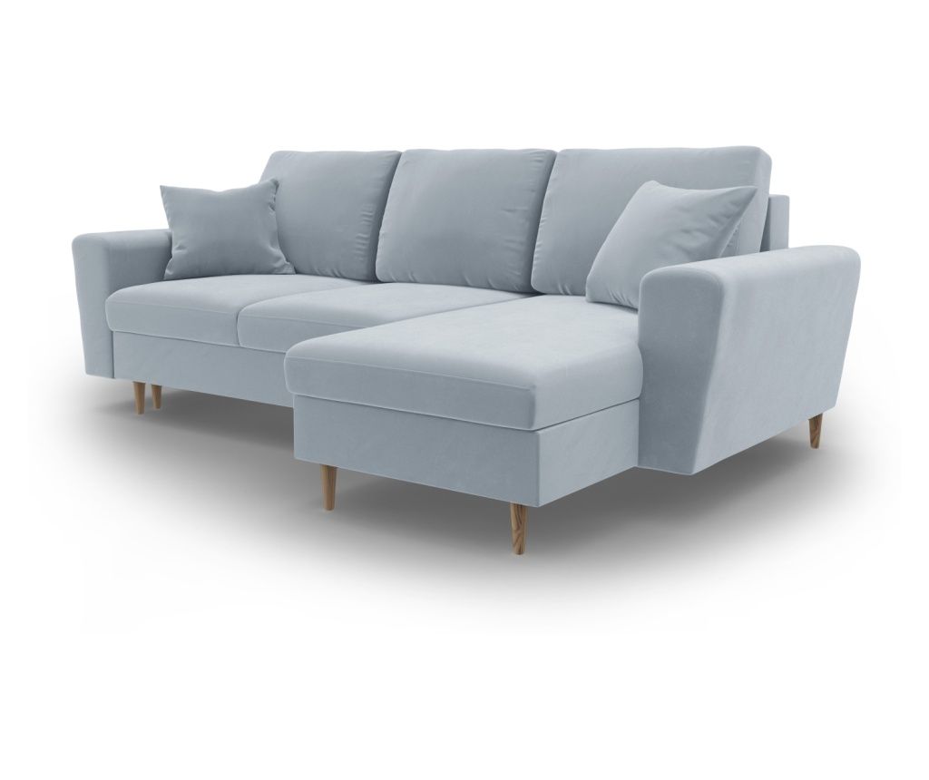 Kutna garnitura Cosmopolitan Design, Kyoto, svijetlo plava