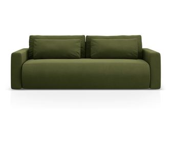 Zofa postelja Cosmopolitan Design 628050, Belfast, olivno zelena, 84x105x238 cm