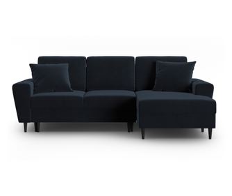 Rozkładana sofa narożna Cosmopolitan Design Kyoto, ciemnoniebieska