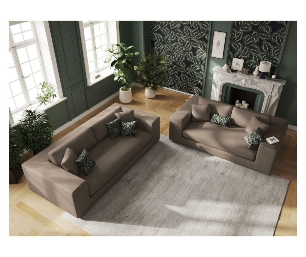 CXL by Christian Lacroix Canapea Panoramică, Tendance, Maro Deschis