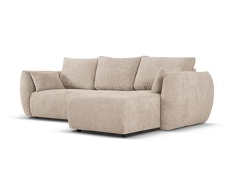 Kotni kavč z ležiščem Cosmopolitan Design 628984, Matera, bež