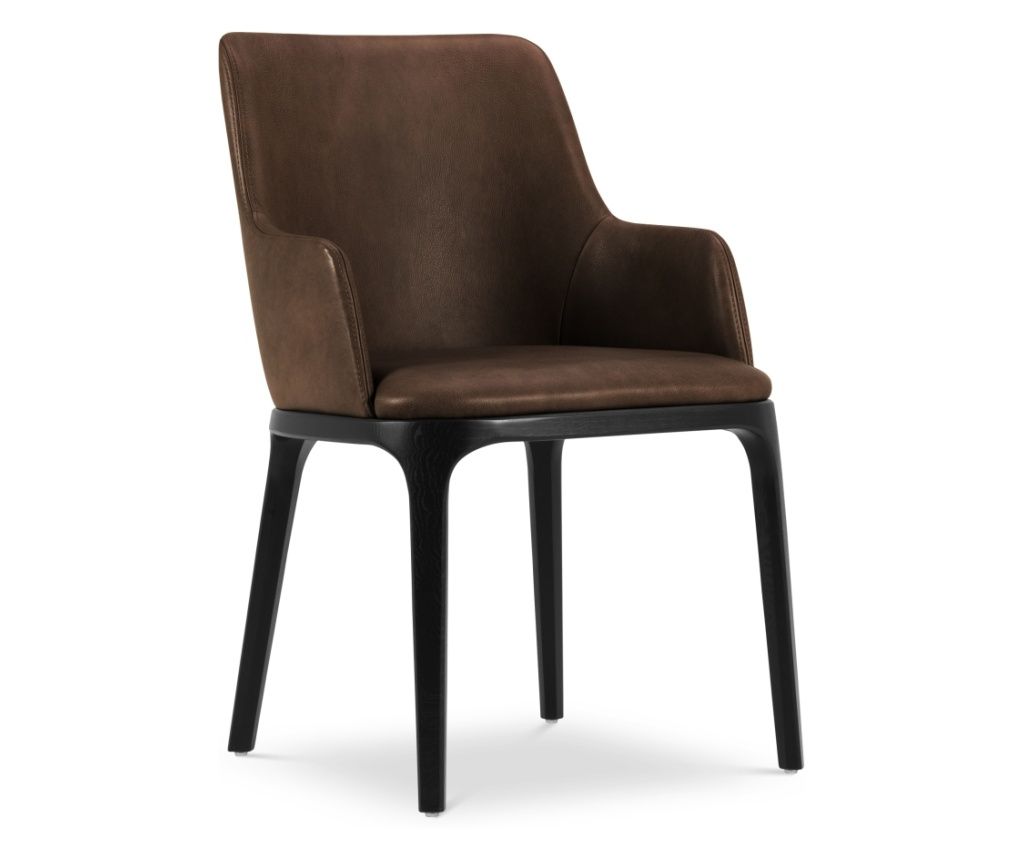 CXL by Christian Lacroix Nelly Chair, Dark Brown