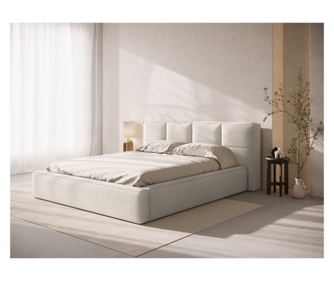 Micadoni Home Darren világos bézs ágyfej